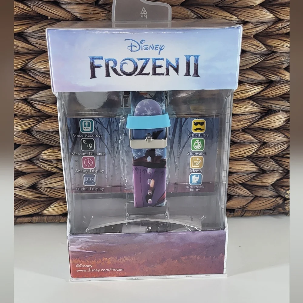 Disney Frozen II NIB Kids Blue Touch Screen Interactive Smart Watch 42mm Ages 6+